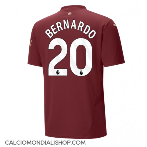 Maglie da calcio Manchester City Bernardo Silva #20 Terza Maglia 2024-25 Manica Corta